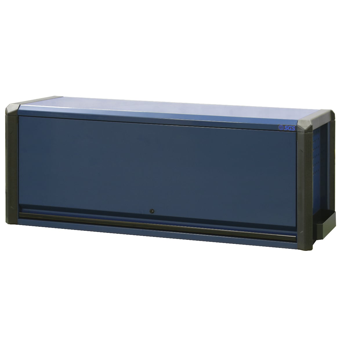 SGS 59in Roller Cabinet with Top Hutch- 11 Drawers- Blue